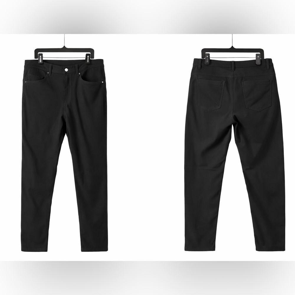 ✨ Lululemon ABC Pants Black Performance Stretch Travel Work Pants Men’s ✨